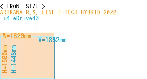#ARIKANA R.S. LINE E-TECH HYBRID 2022- +  i4 eDrive40